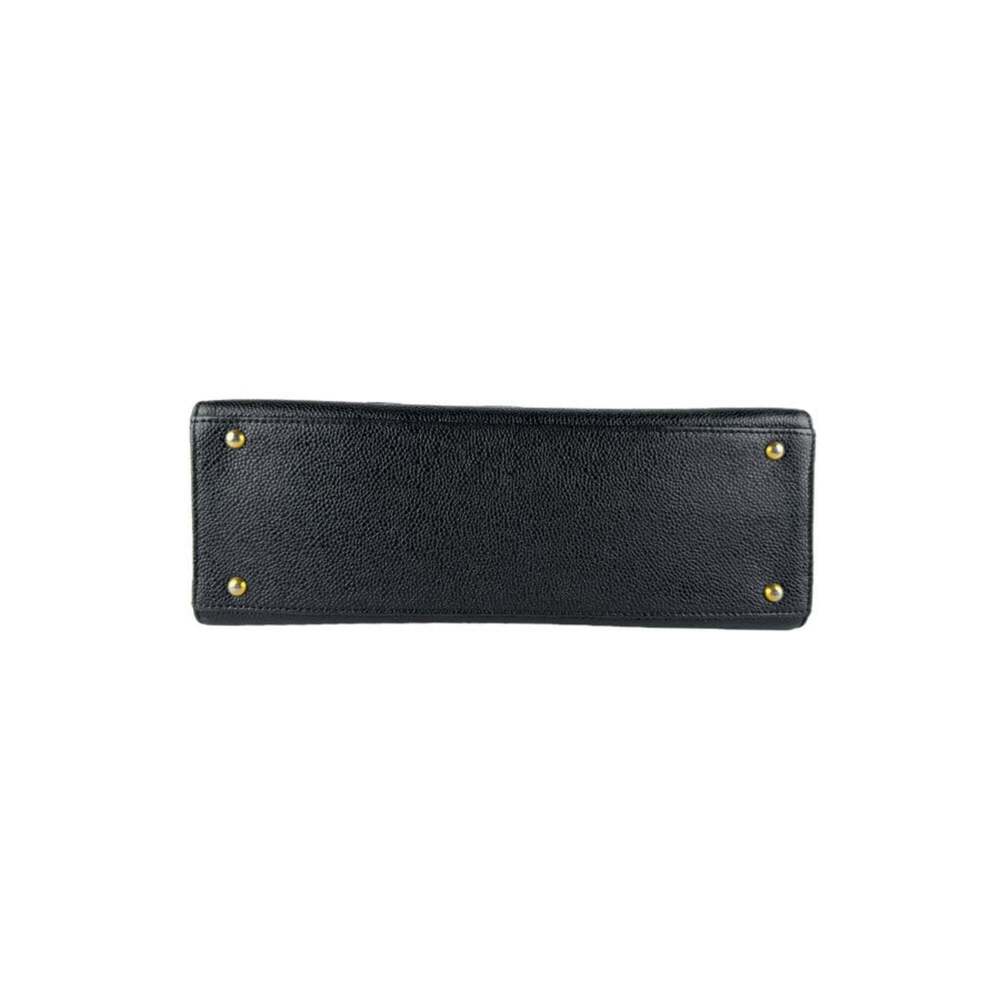 CHANEL Black Caviar Leather Shoulder Bag - Picture 4 of 15